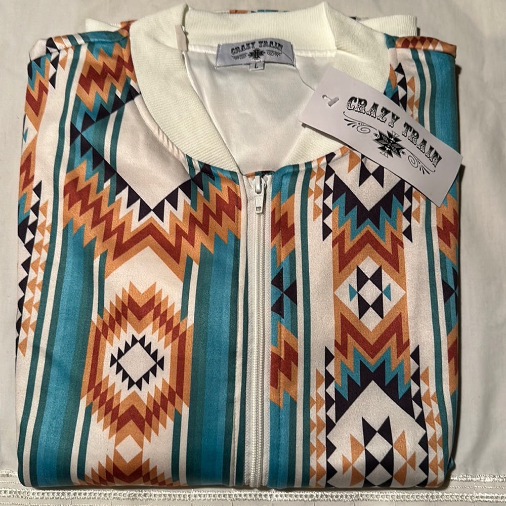 Crazy Train Zip Up Jacket